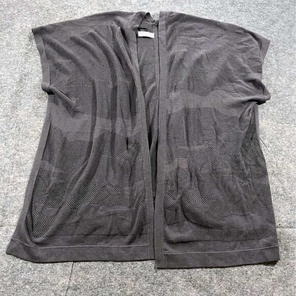 Lululemon Find Your Light Wrap Cotton Poly Silk Mesh Knit Open Front Sweater O/S - Picture 1 of 7